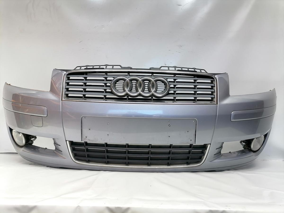 Audi A3 8P original Sto&szlig;stange Sto&szlig;f&auml;nger vorn akoyasilbermet. LY7H 3-T&uuml;rer Bj.2003